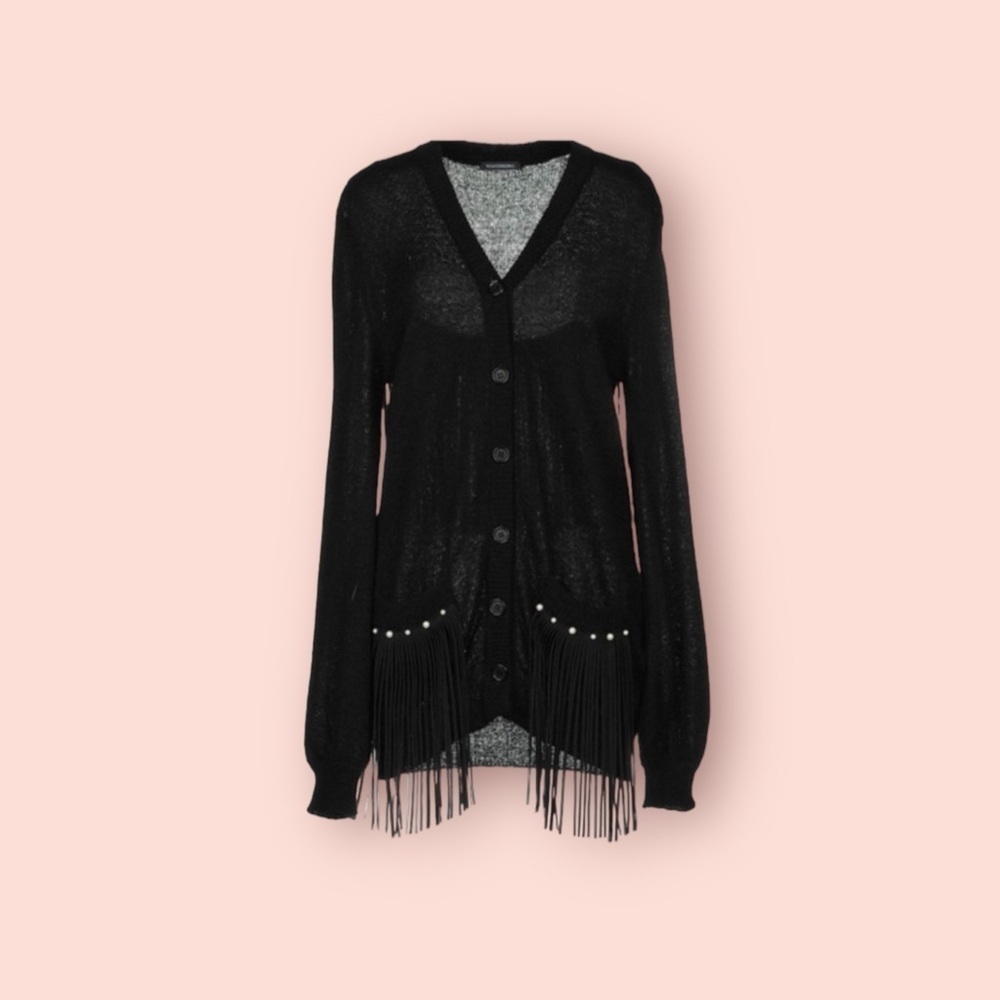 WANDERING Mohair Cardigan country style boho